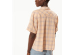 Chemise carreaux peche