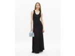 Robe longue sans manches en maille noire black