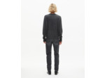 Pull col rond en cachemire gris dark grey melange
