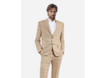 Veste de costume large 2 boutons beige-brown