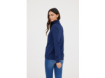 Pull col roulé basique en coton bio et laine recyclée