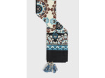 Foulard à pompons en soie - PHILICIA