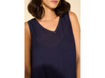 Robe midi à col V