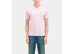 Polo Manches Courtes Col Officier Broderie Tk pale pink