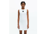 Robe avec flocage devant white