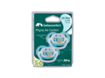 Lot de 2 sucettes physio petit chat bleu 18/36mois Bleu