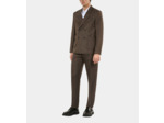 Veste De Costume Marron En Laine brown
