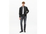 Blouson en cuir noir black
