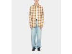 Checked Shirt marron
