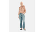 Top En Soie Imprimé Fleuri camel / brown