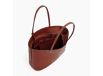 Grand sac cabas Louise en cuir grainé