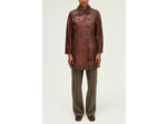 Manteau en cuir vieilli - MYRTILLE