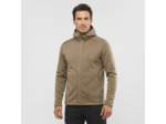 Sntial Midfleece Fz Hd  Shitake