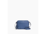 Sac bandoulière moyen modèle Romy en cuir grainé et lisse