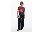 T-Shirt À Manches Courtes En Tricot – Femme