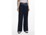 Pantalon Long En Tissu – Femme