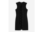 Robe courte avec laçage noire black
