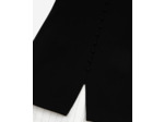 Robe courte bustier boutonnee devant black