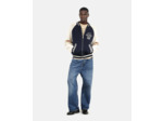 Cardigan zippe dark navy-ecru