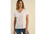 Tee-shirt col V en coton