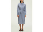 Robe chemise rayée en coton - POLINA