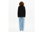 Pull col montant en cachemire noir black