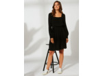 Robe courte ceinturée