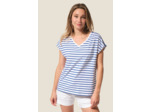 Tee-shirt rayé avec boutons épaules Giflia