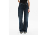 Jean baggy taille basse blue electric