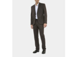 Veste De Costume À Rayures Marron brown