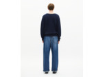 Pull col bateau marine bleu