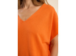 Pull manches courtes en cachemire