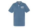 Polo avec logo brodé et patte contrastée