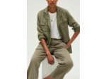 Veste militaire en coton et lin - ROZALIA