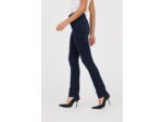 Denim flex straight fit, coupe droite, taille haute