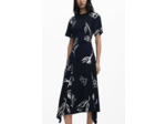 Robe À Manches Courtes En Maille – Femme