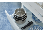 COMETE 4 Casseroles inox 14 à 20cm amov