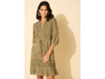 Robe courte détails broderies