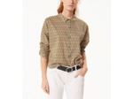 Chemise rose / moutarde