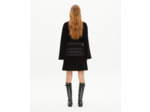 Robe courte en velours noire black