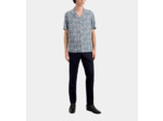 Chemise wako a manches courtes white - blue
