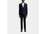 Veste Costume Fit En Flanelle navy