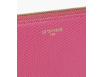 Compagnon zippé Emilie en cuir signature T