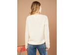 Pull à col V en mohair