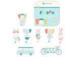Coffret jouets de bain Elidou Road Tripping