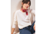 Pull col bateau 100% cachemire