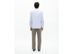Chemise formelle col officier bleu ciel bleu