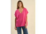 Pull manches courtes en cachemire
