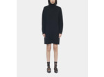 Robe pull courte en cachemire noir black