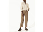Pantalon droit fauve